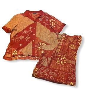 T & COMPANY Small Bohemian Lounge Lightweight 2 Piece Set